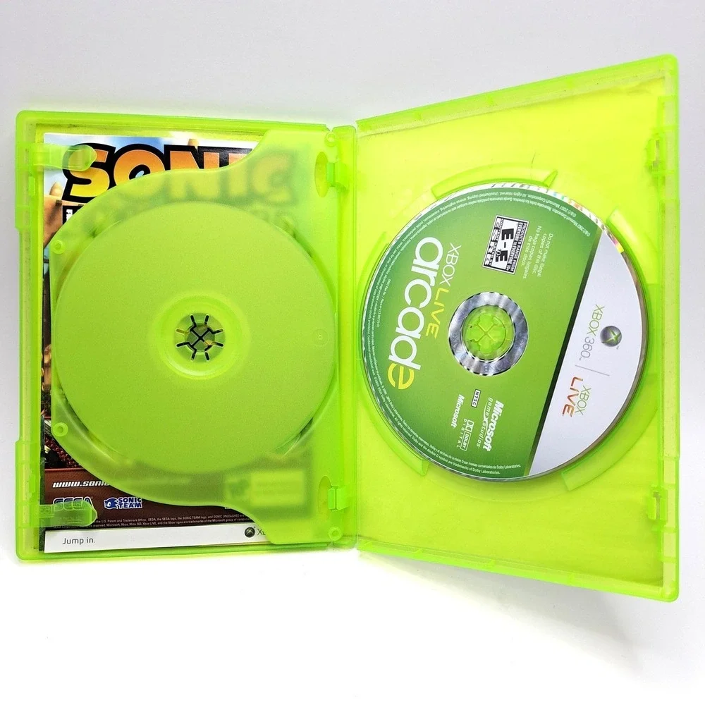 Xbox 360 Sega Superstars Tennis Xbox Live Arcade Compilation 2 Disc Complete